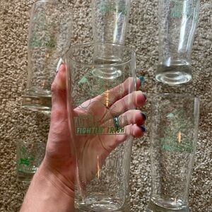 Vintage Notre Dame Beer Glasses